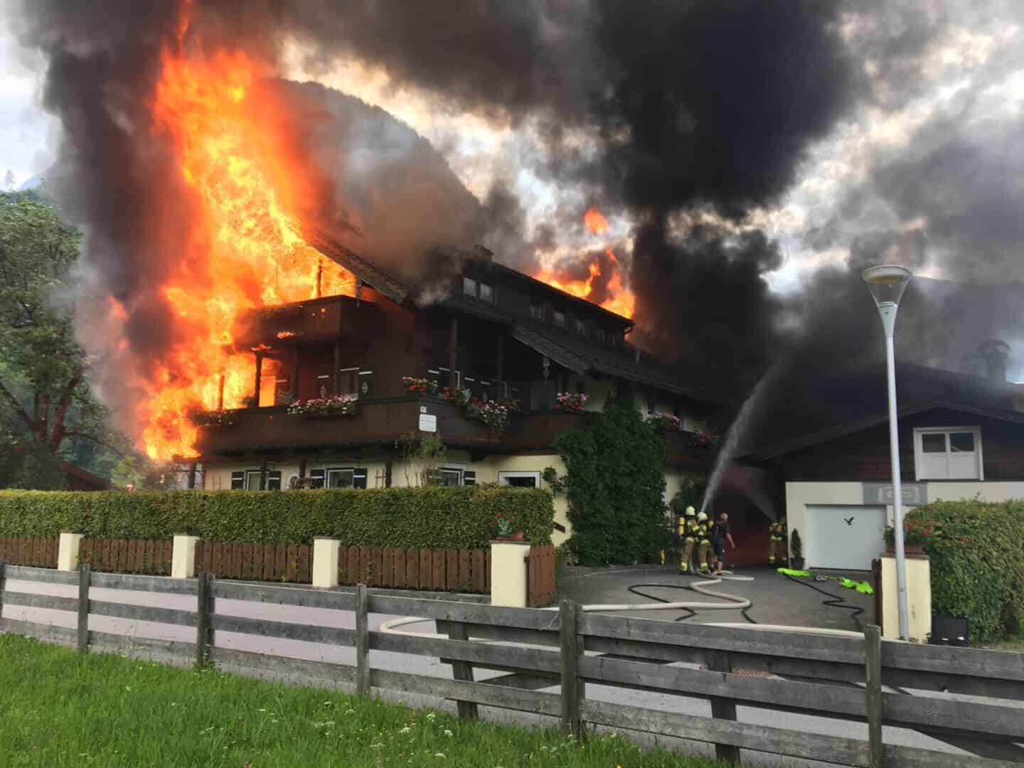 Wohnhausbrand in St. Martin bei Lofer