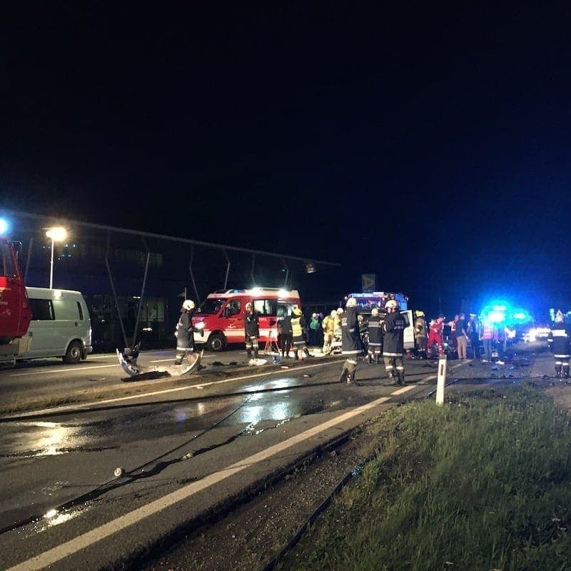 schwerer Verkehrsunfall B311 Maishofen