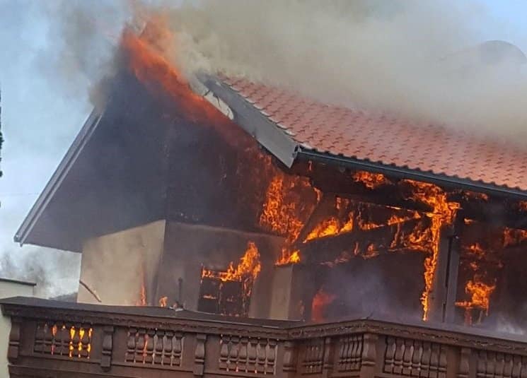 Brand eines Wohnhauses in Eugendorf