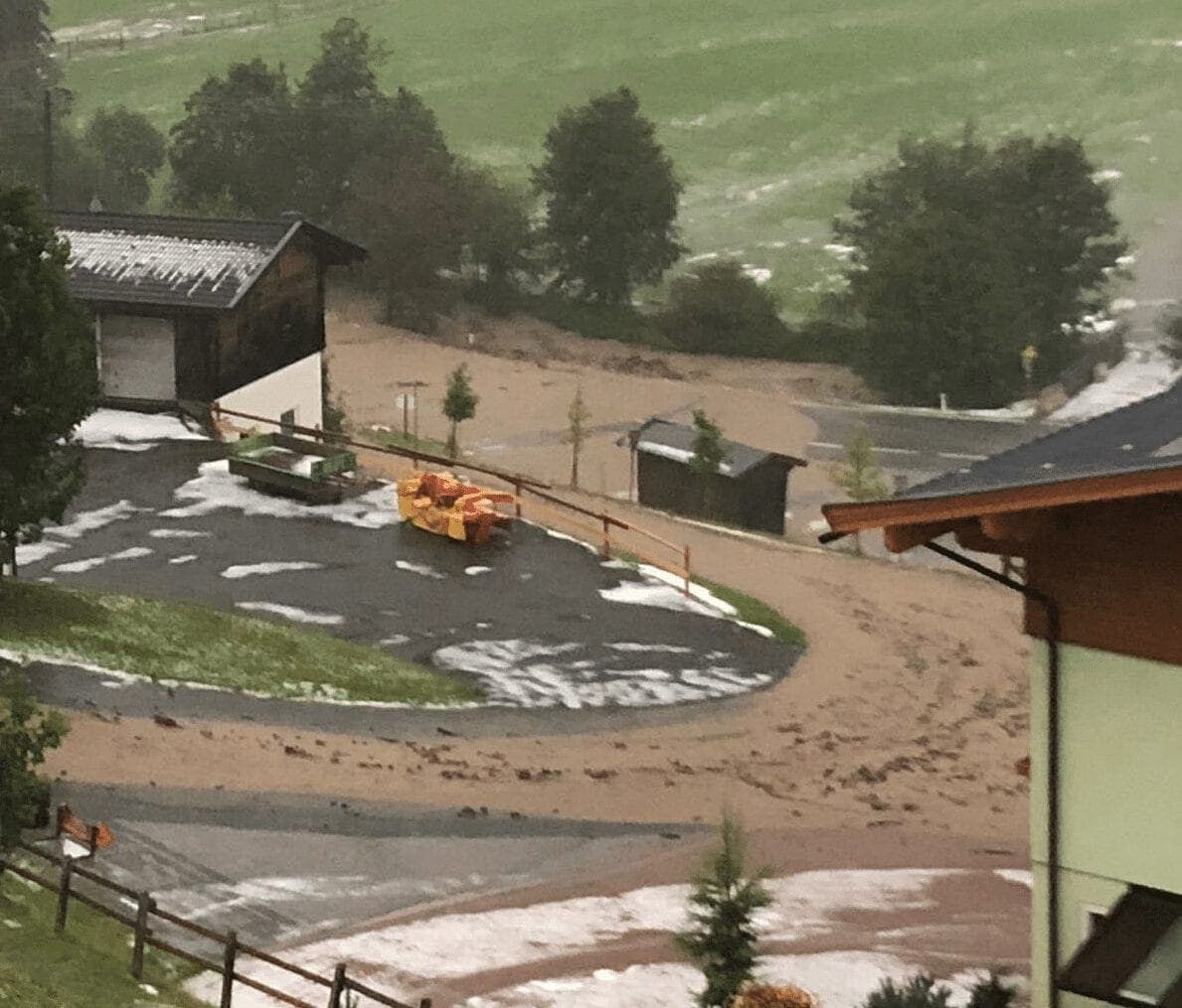 Unwetter über Salzburg - Zivilschutzalarm in Teilen des Pinzgaues